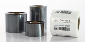 Harzfarbbänder